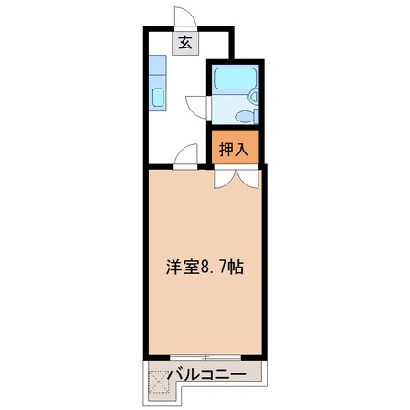 ラフィネ清水Ⅱの物件間取画像